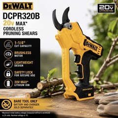 DEWALT DCPR320B 20V MAX Cordless Pruning Shears Bare Tool Only