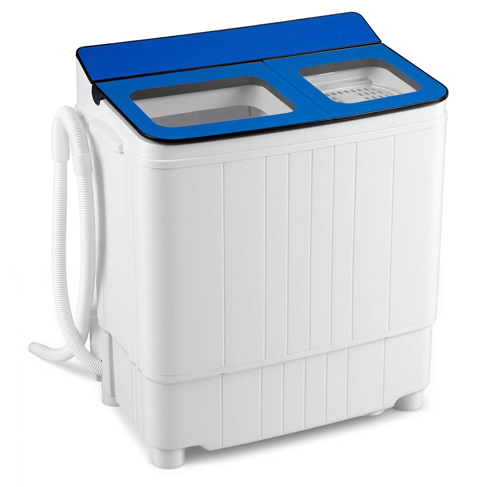 18 lbs Mini Laundry Machine w/11 LBS Washer&7 LBS Spinner Combo, Twin Tub Washer gallery