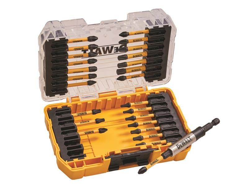 DEWALT FLEXTORQ Impact Screwdriver Bit Set 26 Piece 1/4" Hex Drive DEWDT70783QZ gallery