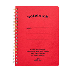 Life Pocket Notes Spiral Bound Notebook: 5 in. x 7 in. (Red) *B6 notebook