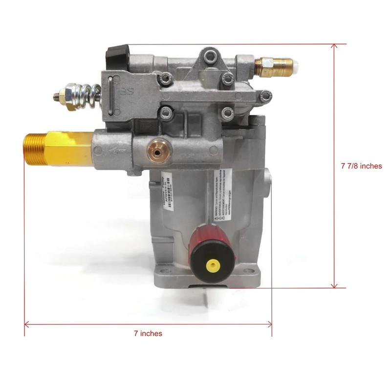 Pressure Washer Pump Replacement for Powerstroke PS80903A 7/8" Horizontal Shaft gallery