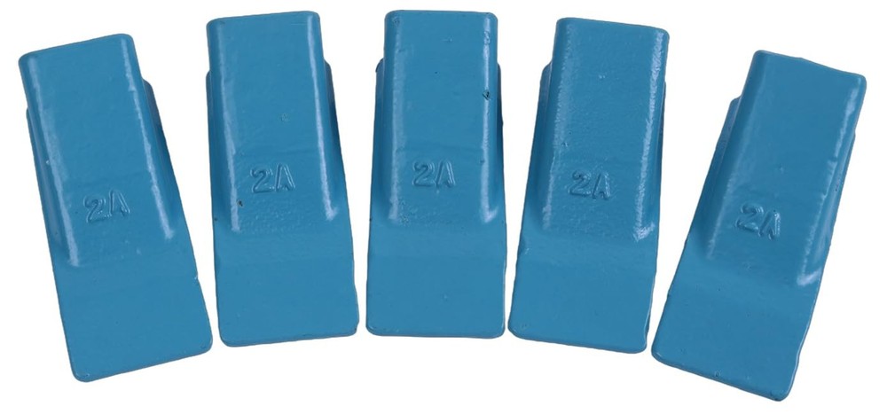 5 Pack 2AH Crimp On Bucket Teeth Replacement for 2A 2AP T2A 2AC Series
