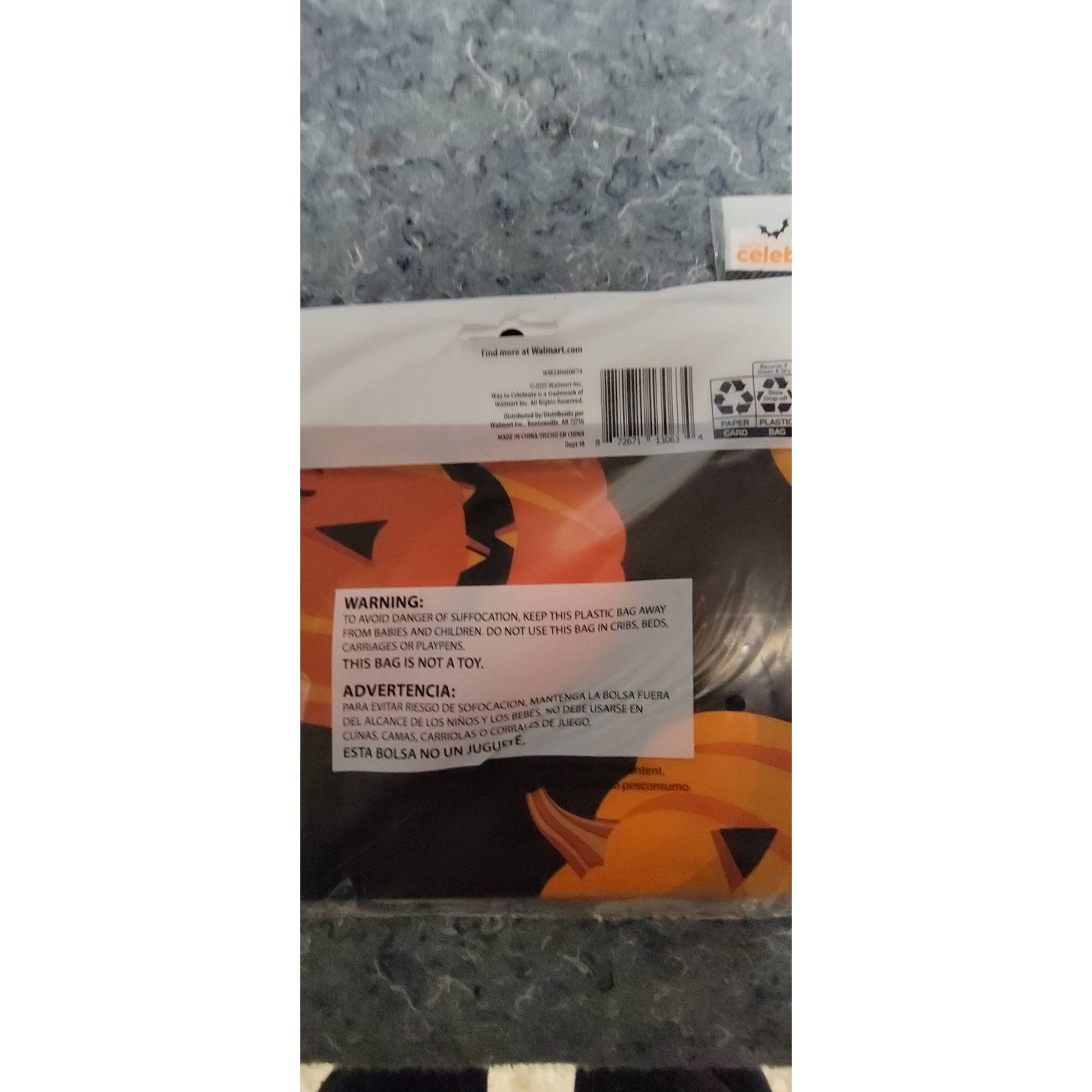 Halloween 2025 2Table Covering Plastic Retangle 54in x 84in Set of 2 gallery