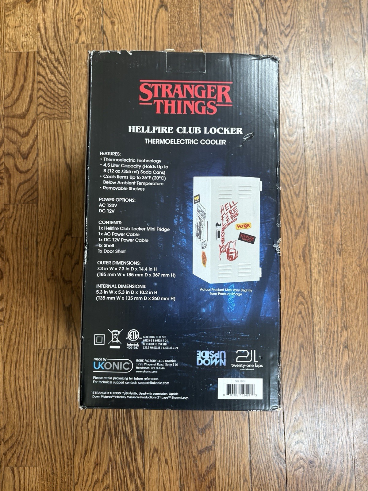 Target Exclusive Limited Stranger Things Hellfire Club Locker Mini Fridge/Cooler gallery