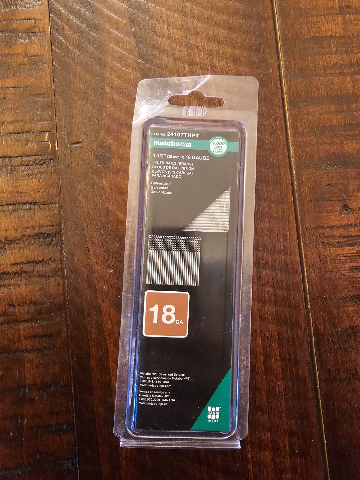 Metabo HPT 24107THPT Electro-Galvanized 18 ga. Brad Nails 1-1/2 L in. gallery