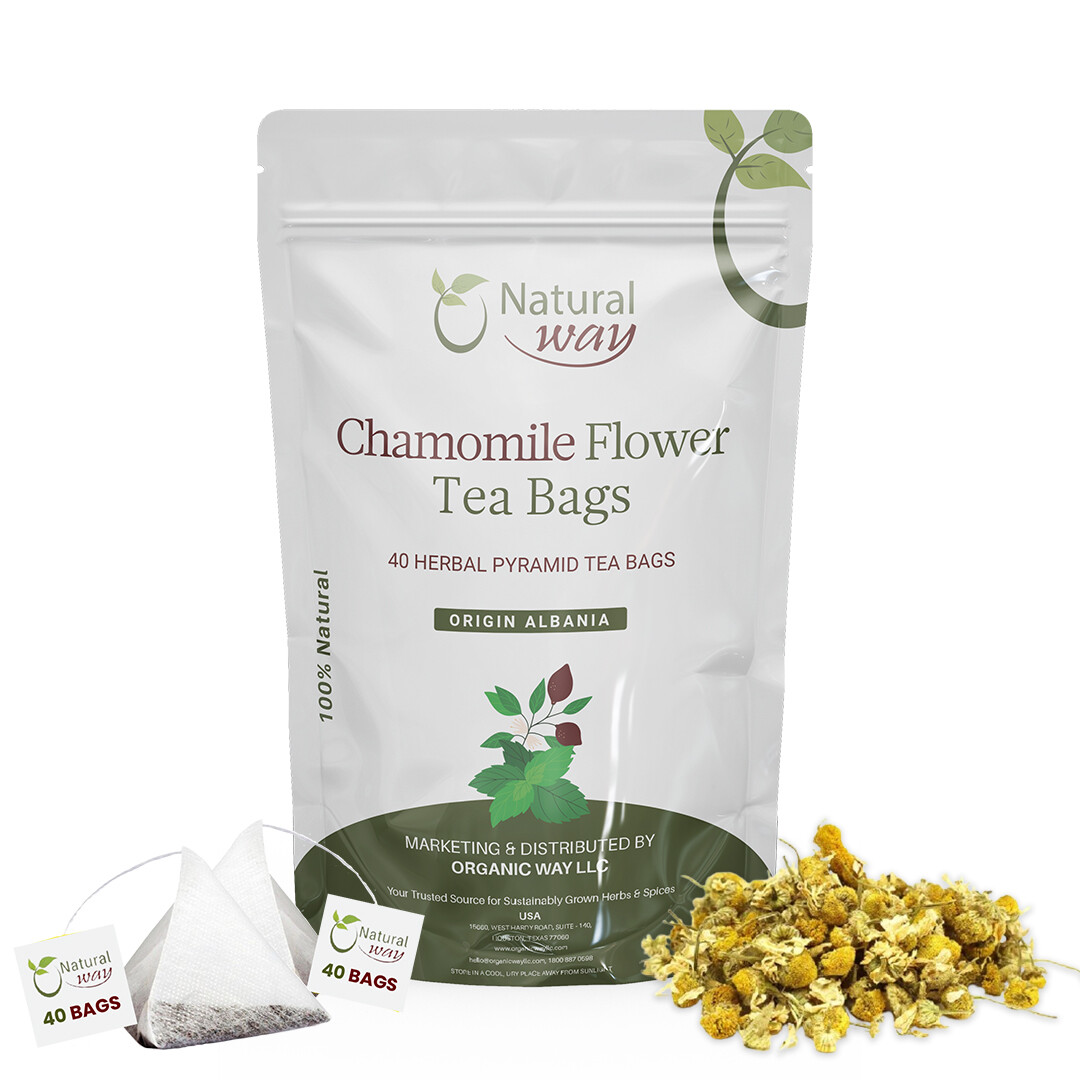 Natural Chamomile Flower Tea Bags gallery