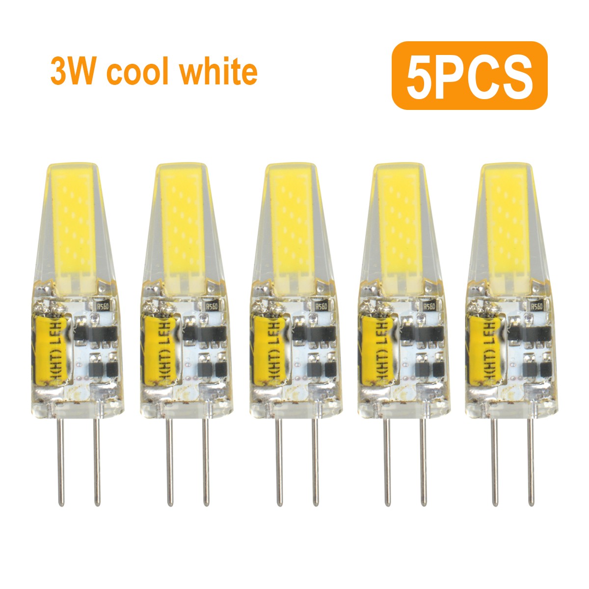5PCS / 10PCS G4 LED 12V AC/DC COB Light 3W/6W High Quality LED G4 COB Lamp Bulbs gallery