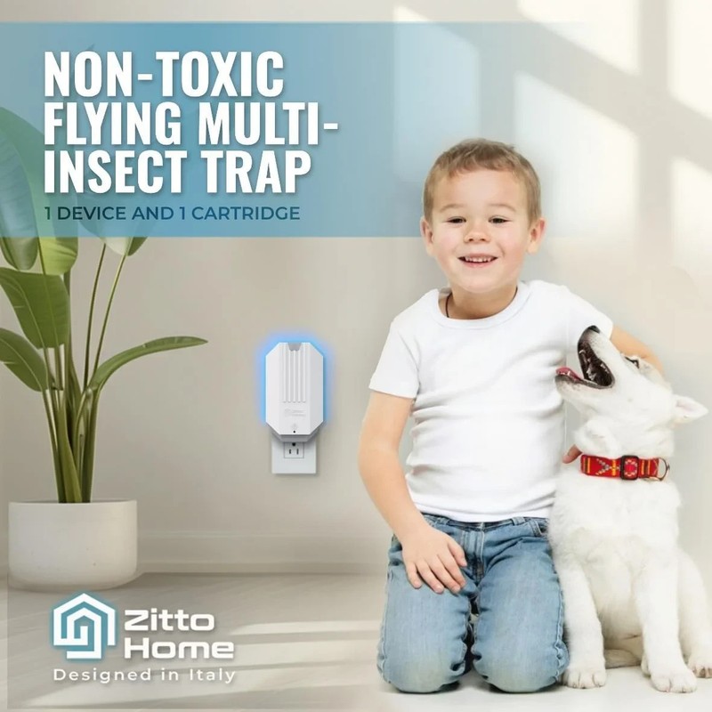 Zitto Home Flying Insect Trap with Plug-in Fly Trap - 2 REFILL PACK ONLY gallery