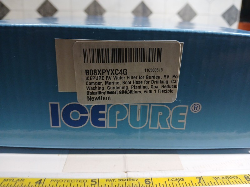 IcePure 2 Pack RV Inline Water Filter w/Flexible Hose for Drinking & Washing gallery