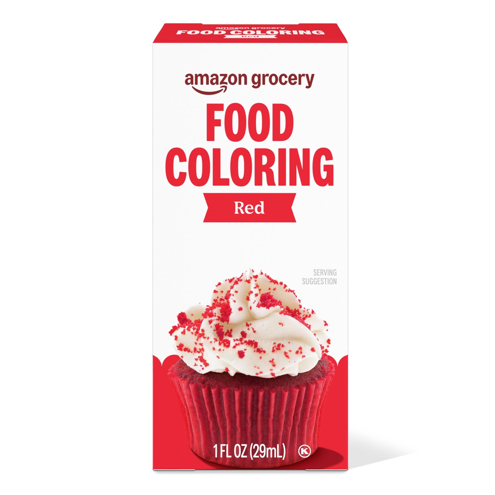 Amazon Grocery, Red Food Coloring, 1 Fl Oz 1 (Pack of 1), RED gallery