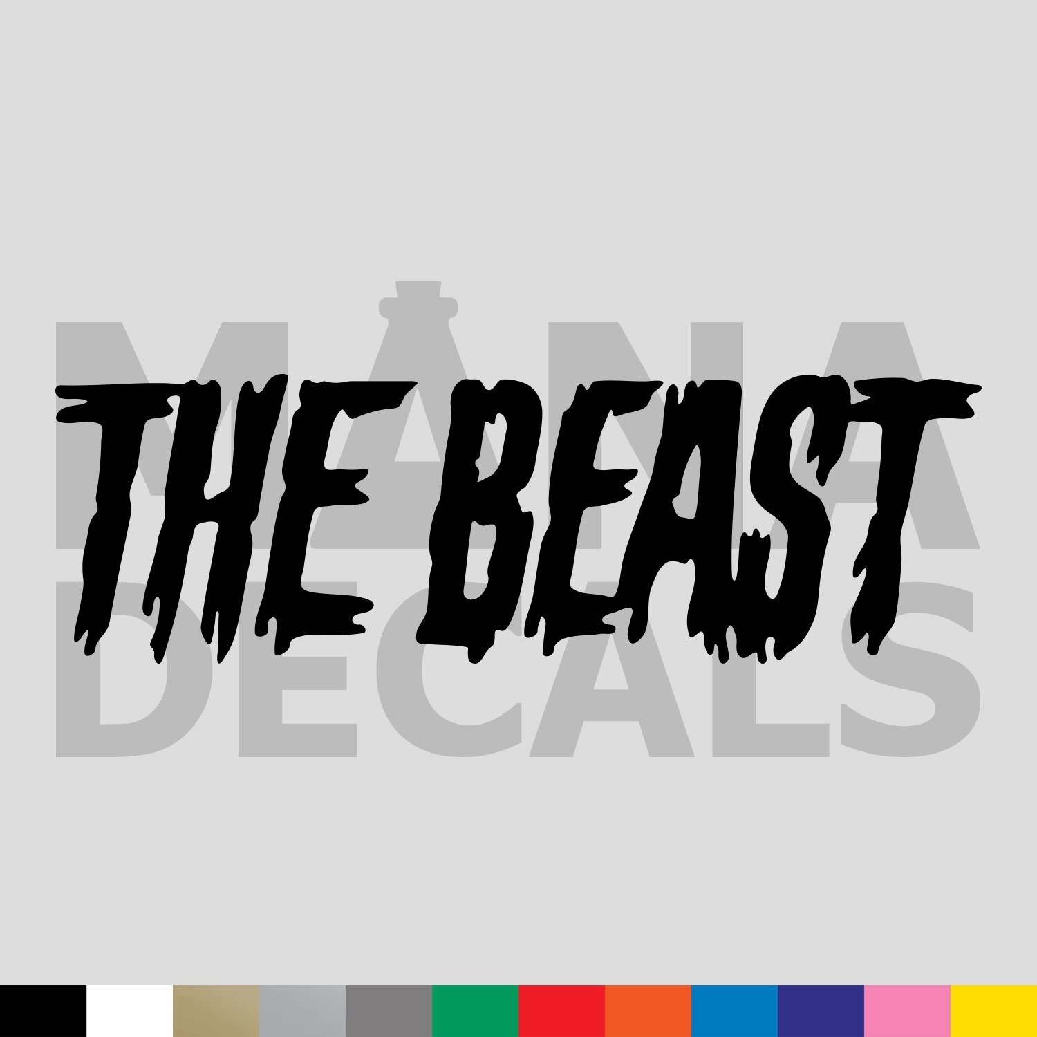 THE BEAST Vinyl Die Cut Decal Sticker - Monster Truck Funny Car gallery