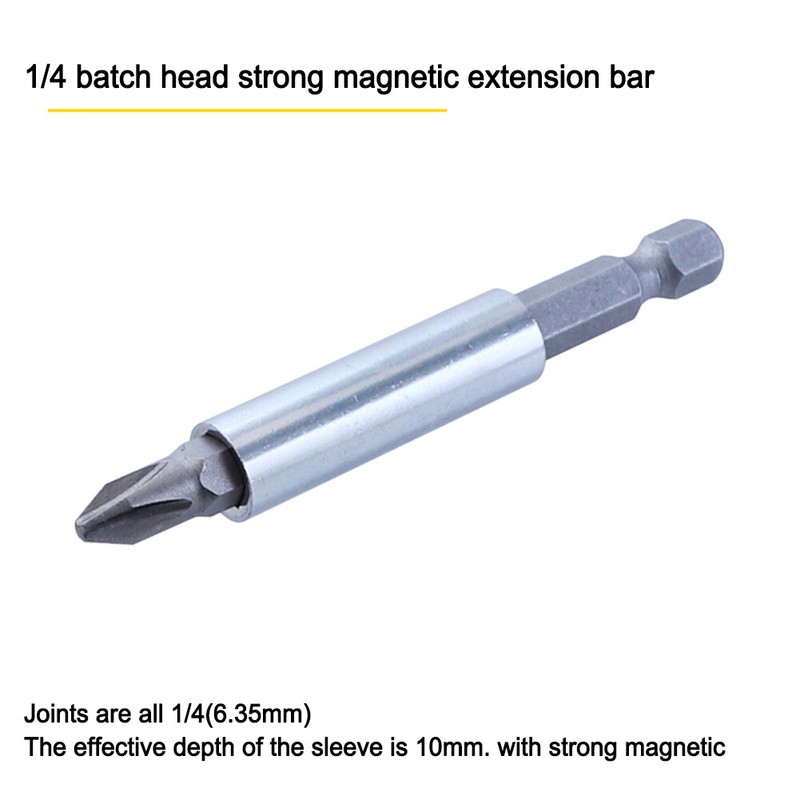 Screwdriver Bit Socket Rod Quadrilateral Head 6Pcs Imperial Hexagonal Shank gallery
