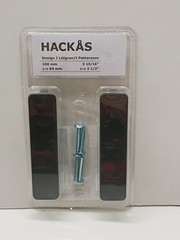 IKEA HACKÅS HACKAS Handle, Anthracite, 3 15/16″ (303.424.79) NEW