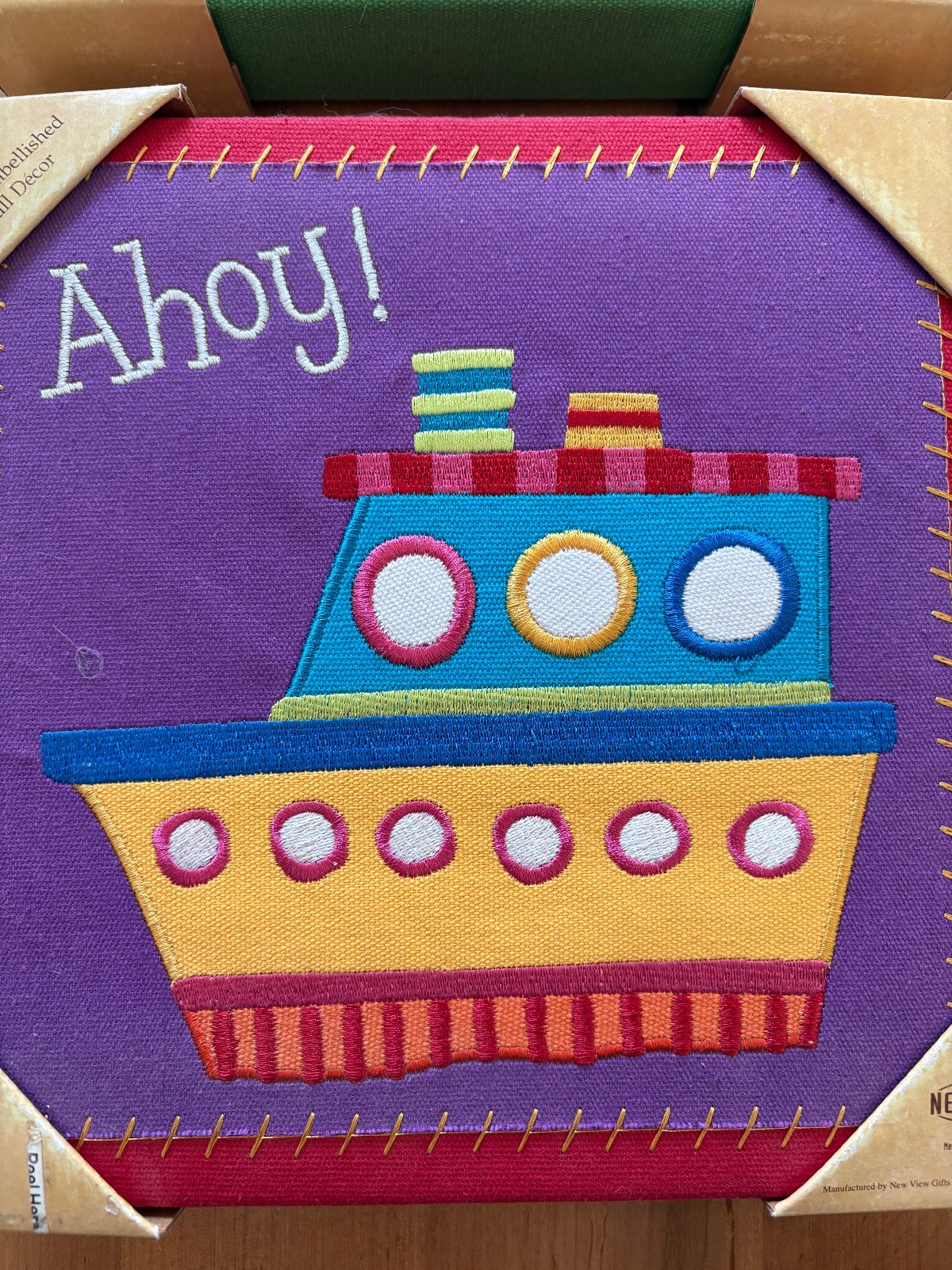 Canvas Transportation Kid Bedroom Dump Truck & Ship Primary Color Wall Decor Art gallery
