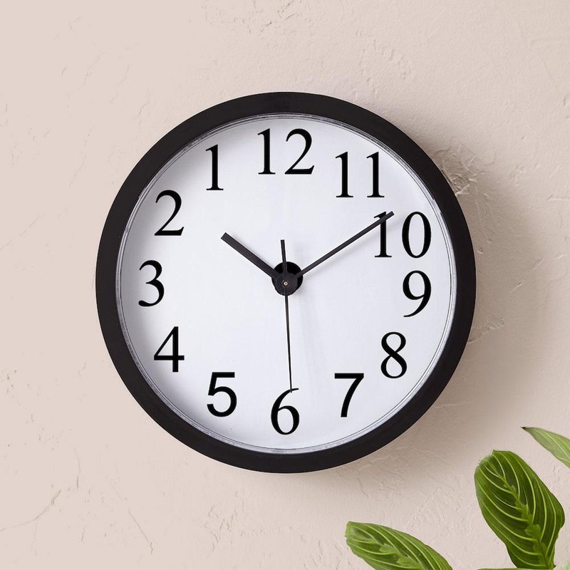 CafePress Backwards Unique Decorative 10" Wall Clock (238071017) gallery