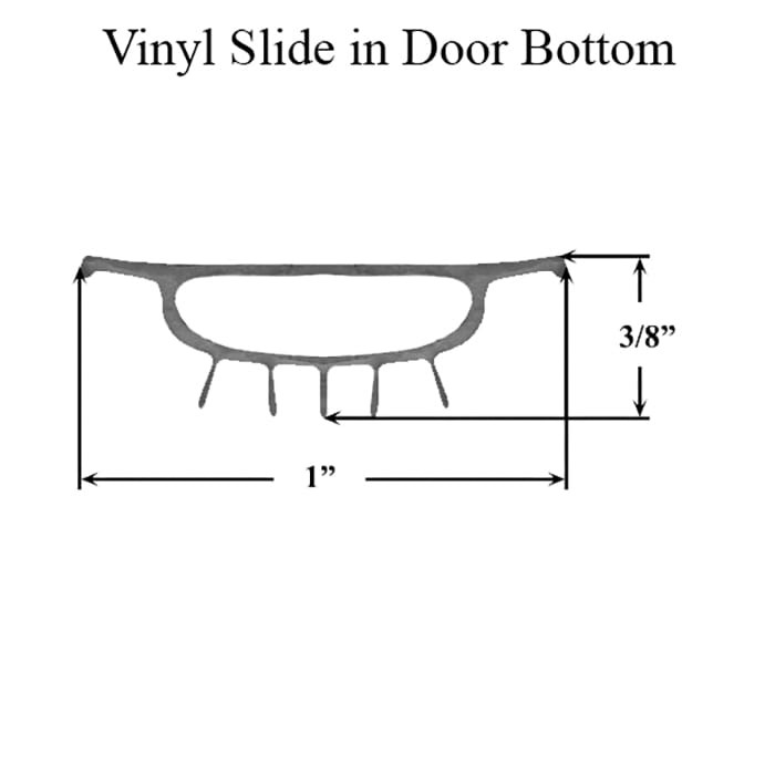Vinyl Threshold Insert Door 1 Inch Vinyl Slide In Door Bottom Threshold Insert gallery
