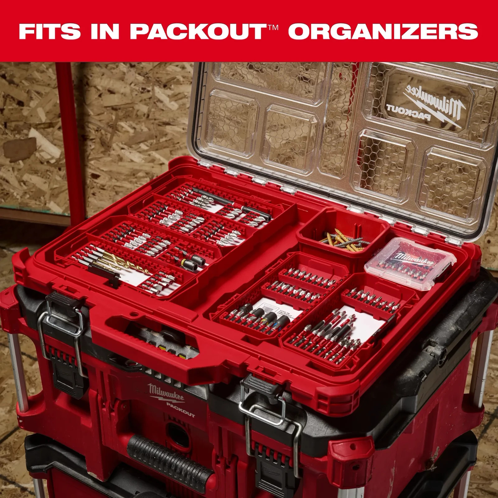 Milwaukee 48-32-4082 SHOCKWAVE Imp Bit Set 100pc PACKOUT (AUTHORIZED USA DEALER) gallery