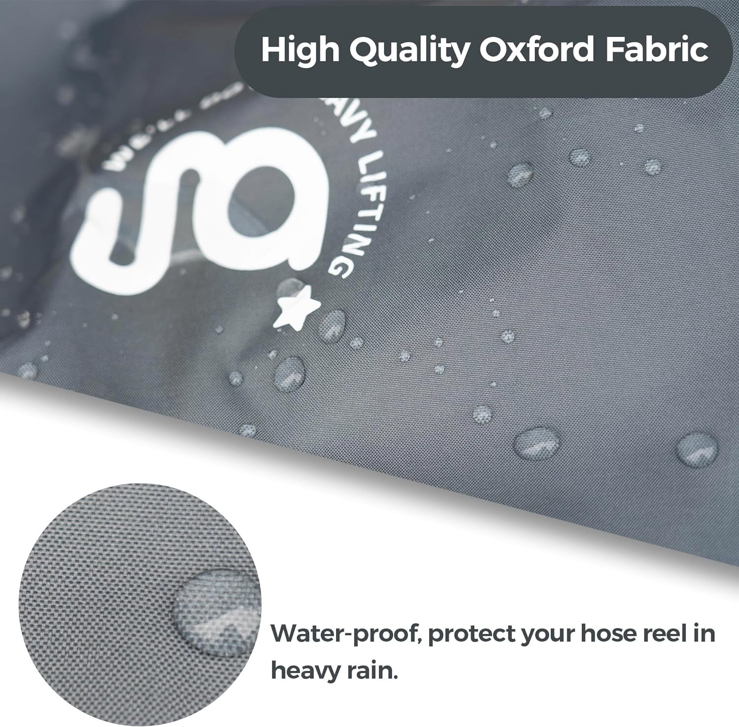 Giraffe Tools Retractable Garden Water Hose Reel Cover UV Resistant, Anti-Fading gallery