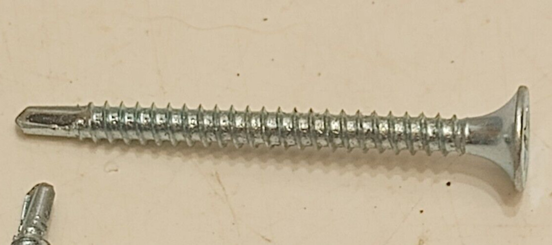 5 Pounds (1000 +/- PC) Pro Twist Metal Stud Drywall Screw 6 x 1-5/8” Self Drill gallery