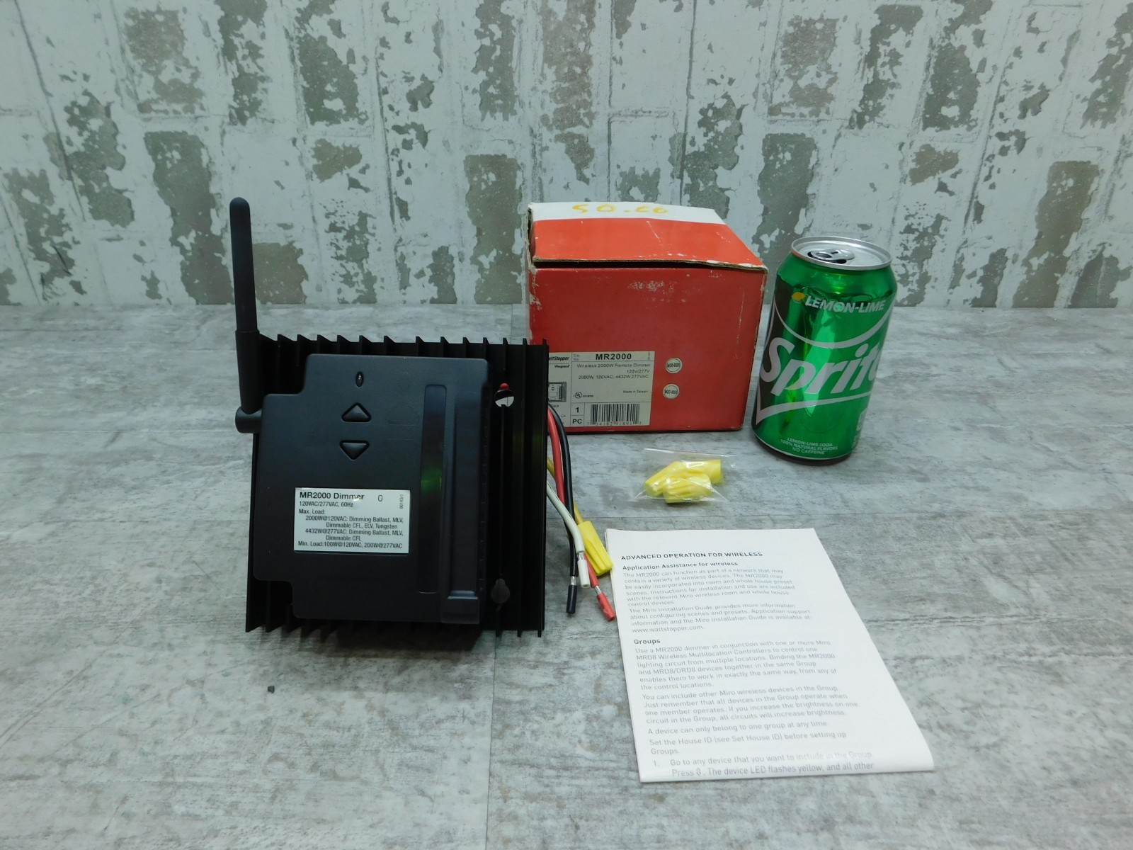 NEW Legrand WattStopper Wireless 2000W Remote Dimmer, MR2000, 120 VAC gallery
