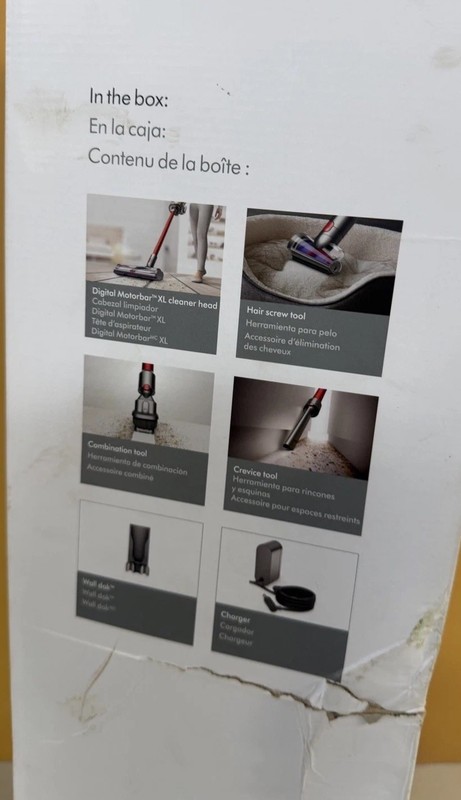 Dyson Outsize Stick Vacuum Cordless Nickel Red SV29 | Damaged Box | gallery