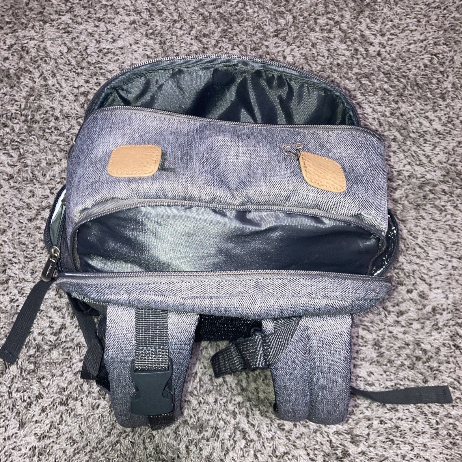 Eddie Bauer First Adventure Backpack- Gray & Brown 5