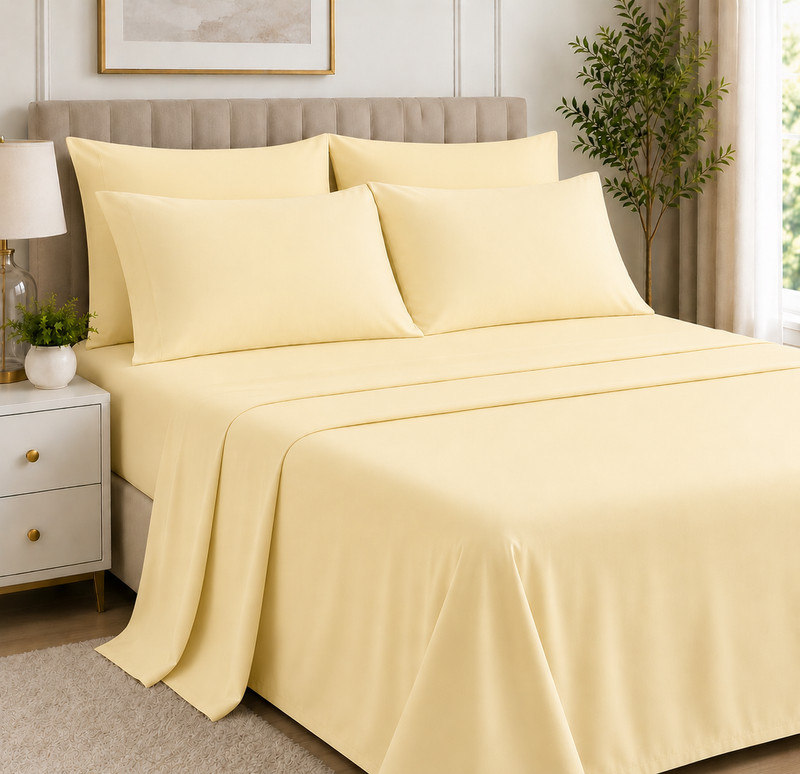 Bed Sheet Set 6 Piece - Soft, Breathable, & Deep Pocket. Bamboo Sheet Set gallery