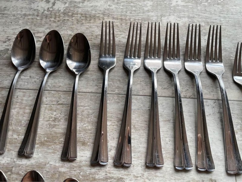 30 Pieces Gorham Stainless Flatware & Serving Utensils gallery
