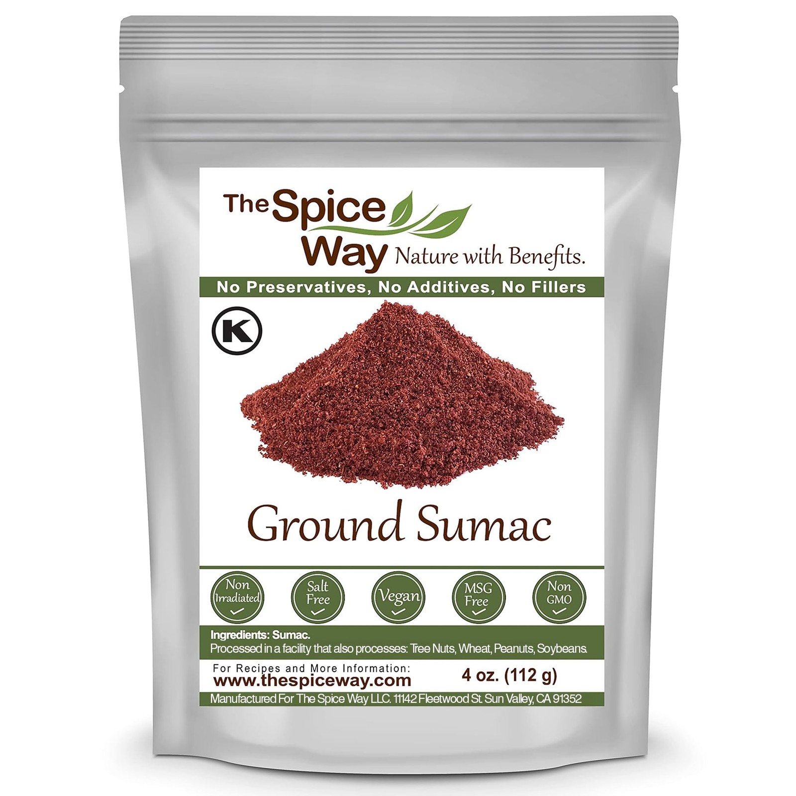 The Spice Way - Pure 100% Ground Sumac Spice, No Salt, no GMO, no Irradiation, gallery