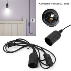 71″ Light Lamp Cord Cable Switch E26/E27 Bulb Socket Extension Hanging Pendant