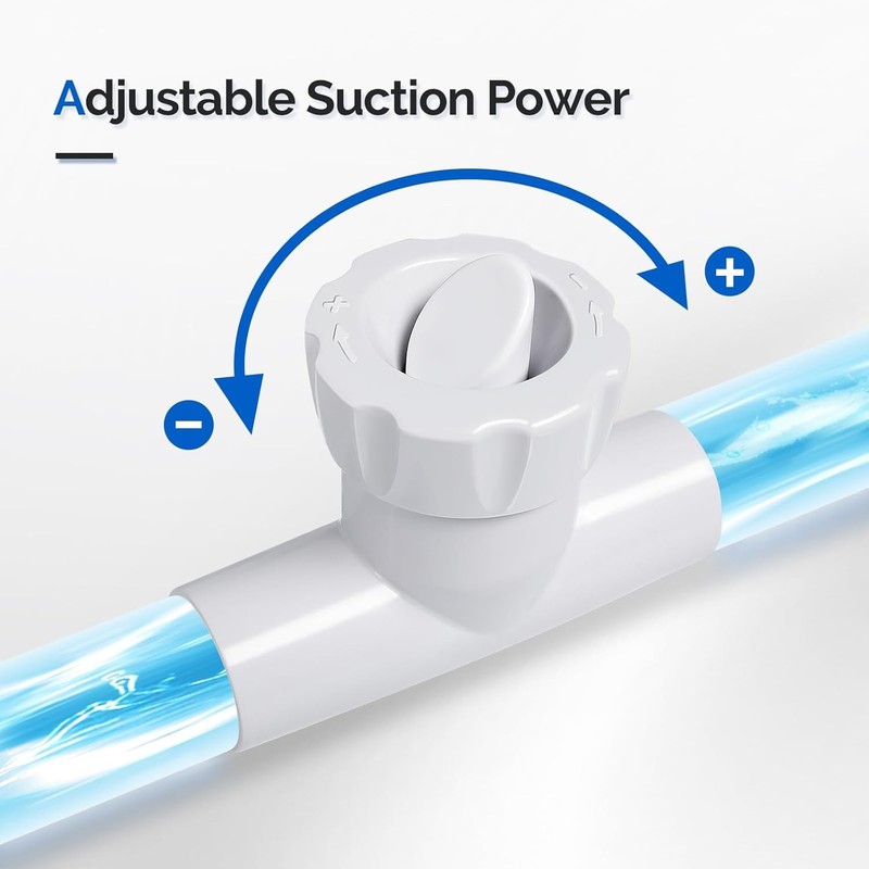 VINGLI Automatic Pool Cleaner SuctionSide Wall Climbing forIngroundPoolswithHose gallery