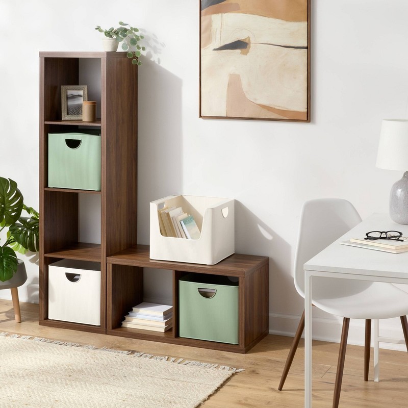 13" 2 Cube Walnut - Brightroom™ gallery