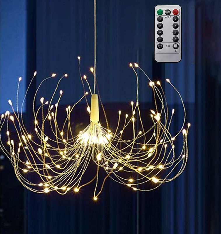Firework LED String Lights 150LED Copper Wire Strip Fairy Light with Remote gallery