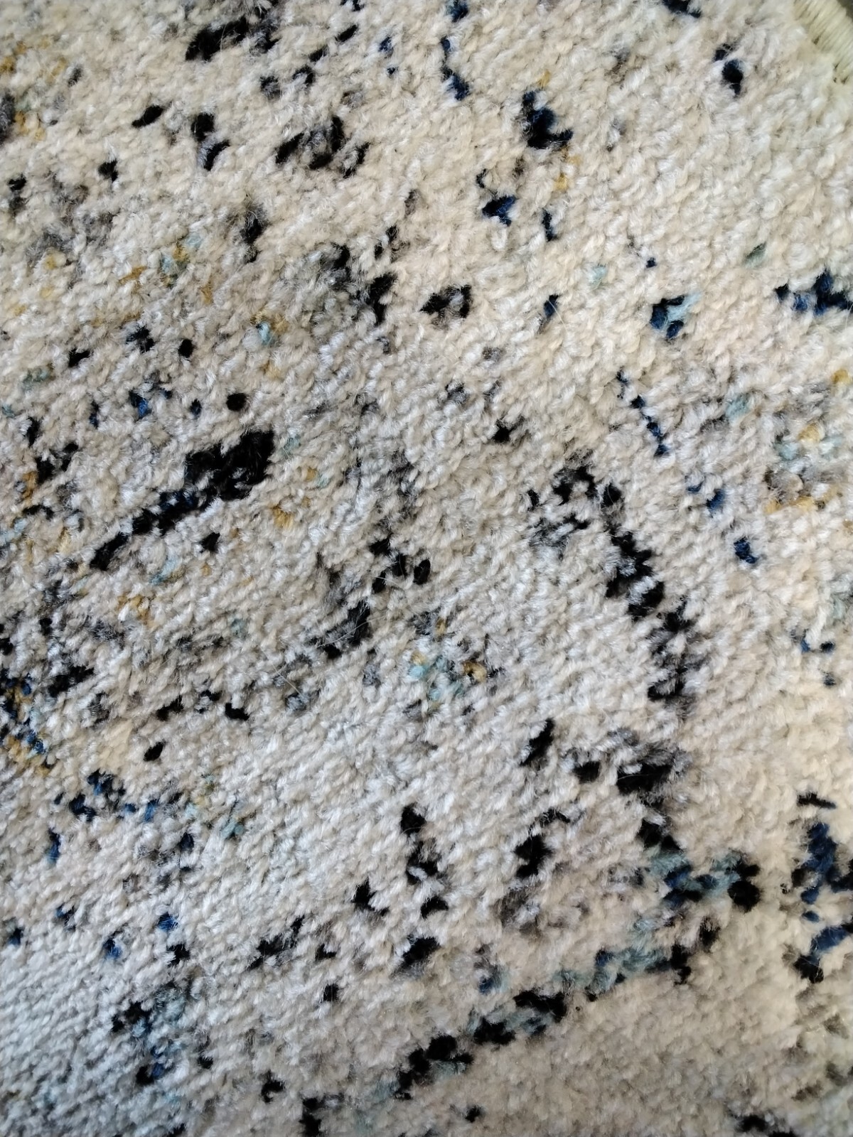 GREY / IVORY 6'-7" X 9'-2" Back Stain Rug, Reduced Price 1172753701 MAD603F-6 gallery