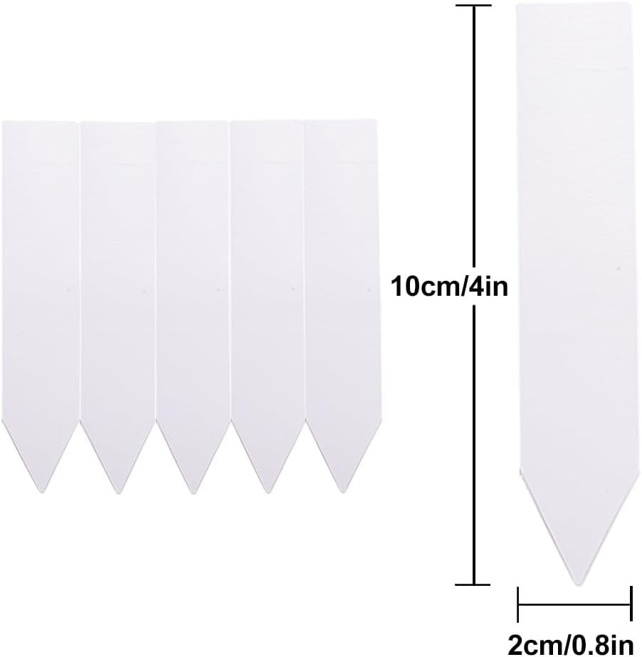 150/300 Pcs Plant Labels 4 Inch Plastic Plant Name Tags for Seedlings Garden gallery