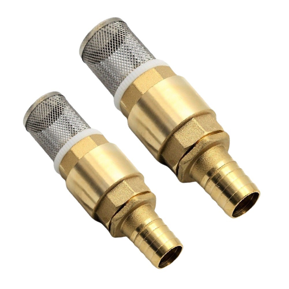 1*Non-Return Valve Suction Strainer Foot Valve Hose Connection 19 25mm 3/4in New gallery