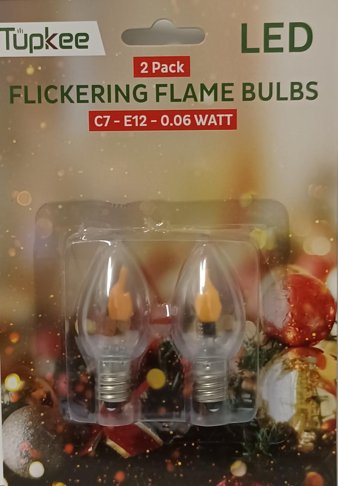 Tupkee LED Flickering Flame Bulb – C7, E12 Base, 0.06 Watt, Flicker Flame LED... gallery