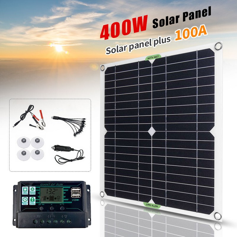 6000W Power Station Solar Panel Generator Power Bank Inverter Camping Emergency gallery