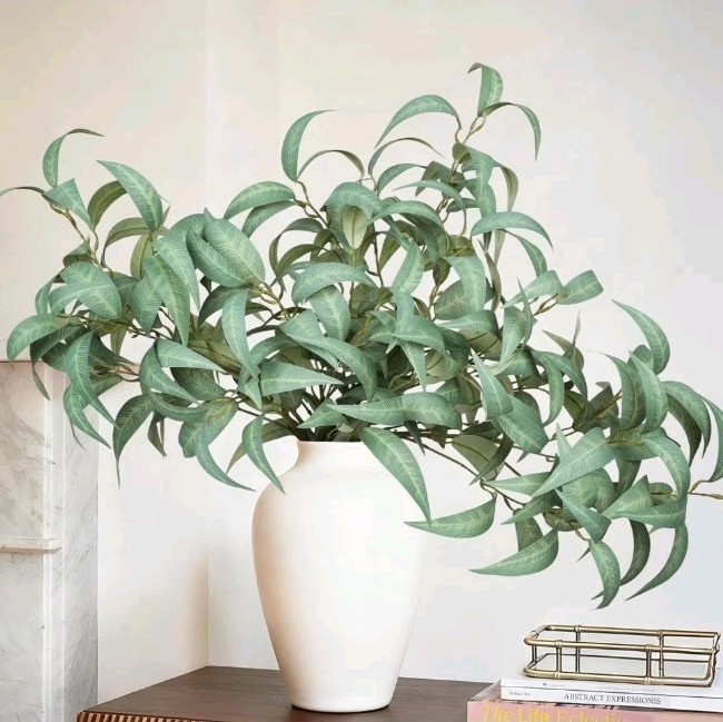 Artificial Greenery Stems for Vase, 5 Pcs Tall Fake Plants Branches Faux Gree... gallery