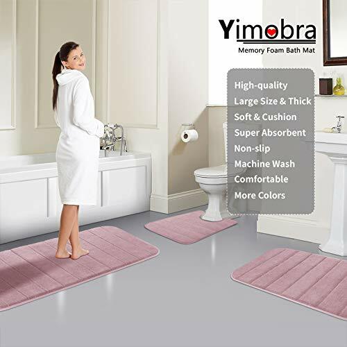 Yimobra Memory Foam Bath Mat Large Size, 55.1x 24 Assorted Sizes , Colors gallery
