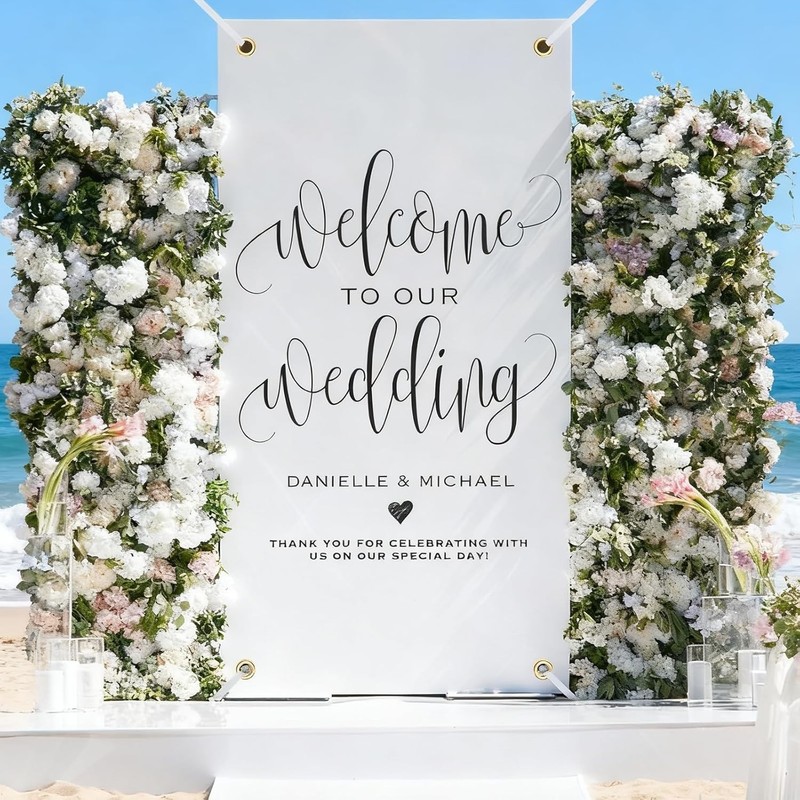 Versatile 2-Pack 2x4 Ft White Blank Banners for Indoor & Outdoor Events gallery