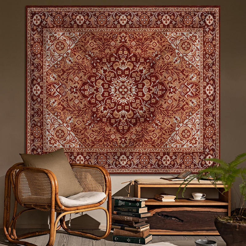 Boho Mandala Tapestry Wall Hanging for Bedroom,Hippie Aesthetic Bohemian gallery