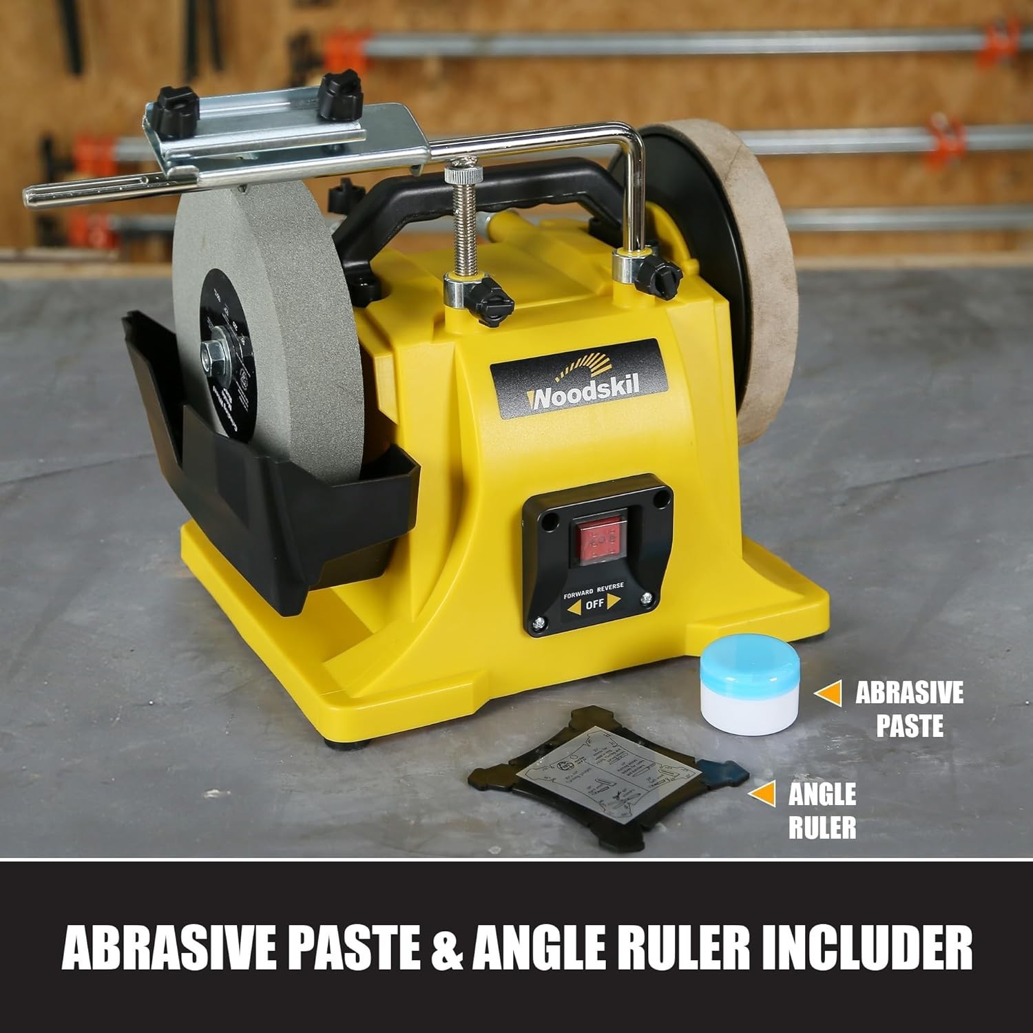 8" Low Speed Wet Sharpener, 1.1Amp Water Cooled Grinder Machine for Knife Making gallery