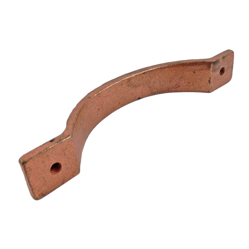 Antique Copper Metal Door Handle Pull Hammer Forged Look Rustic Style 4 7/8 inch gallery