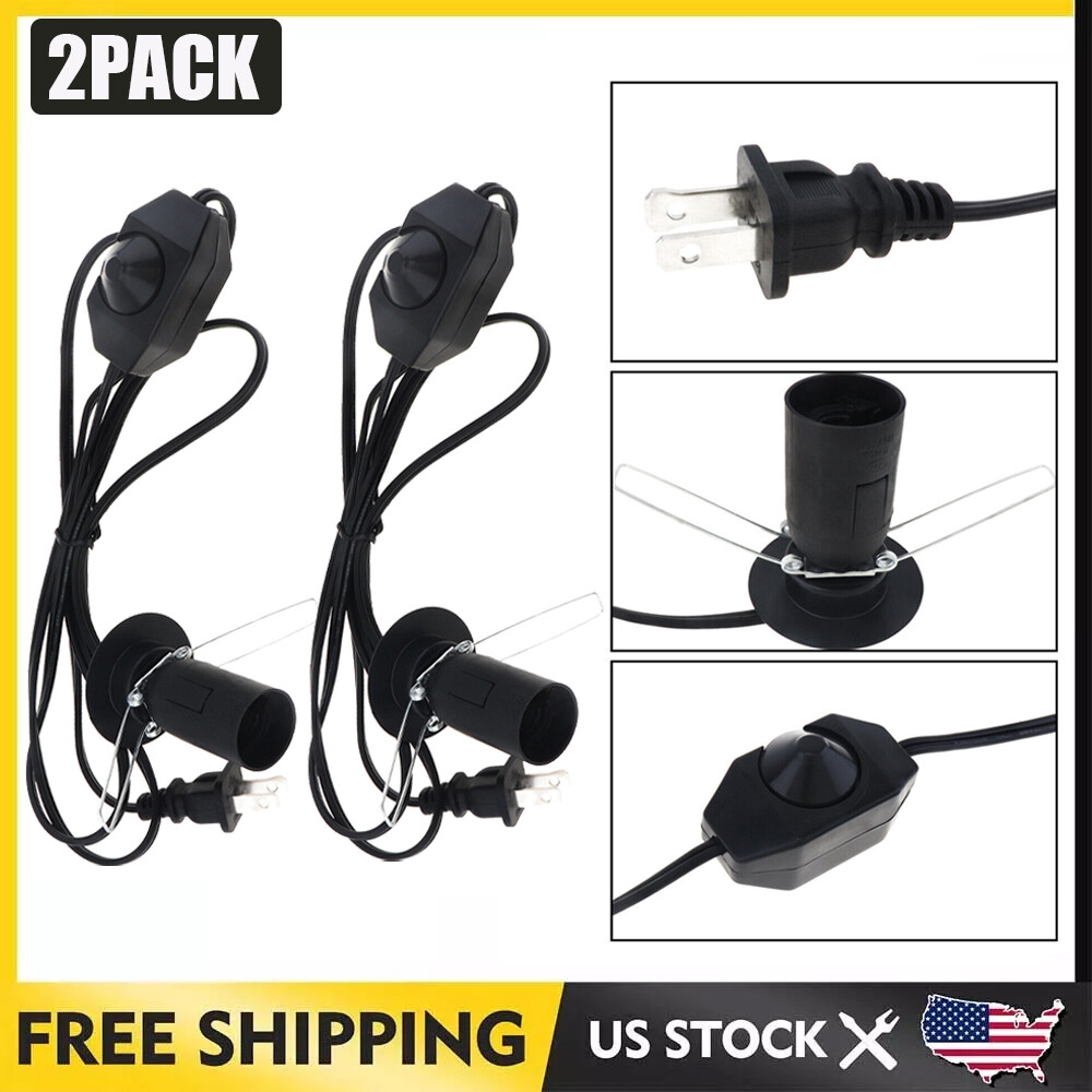 2Pcs Salt Lamp Cord E12 110V Salt Lamp Replacement Cord Wires For Salt Rock Lamp gallery