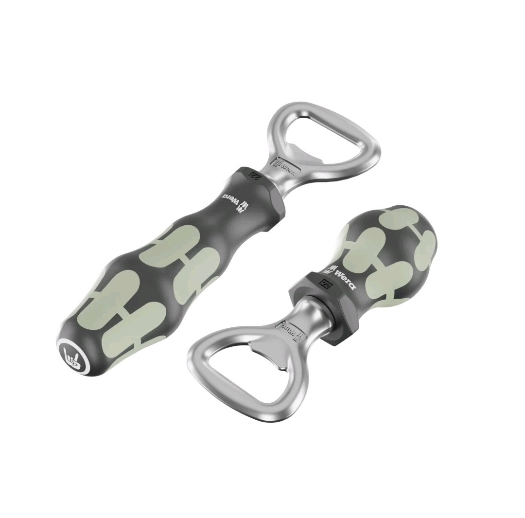 VERY RARE - NEW - Wera Bottle Opener Set (Normal + Stubby) SPECIAL Green + Box gallery