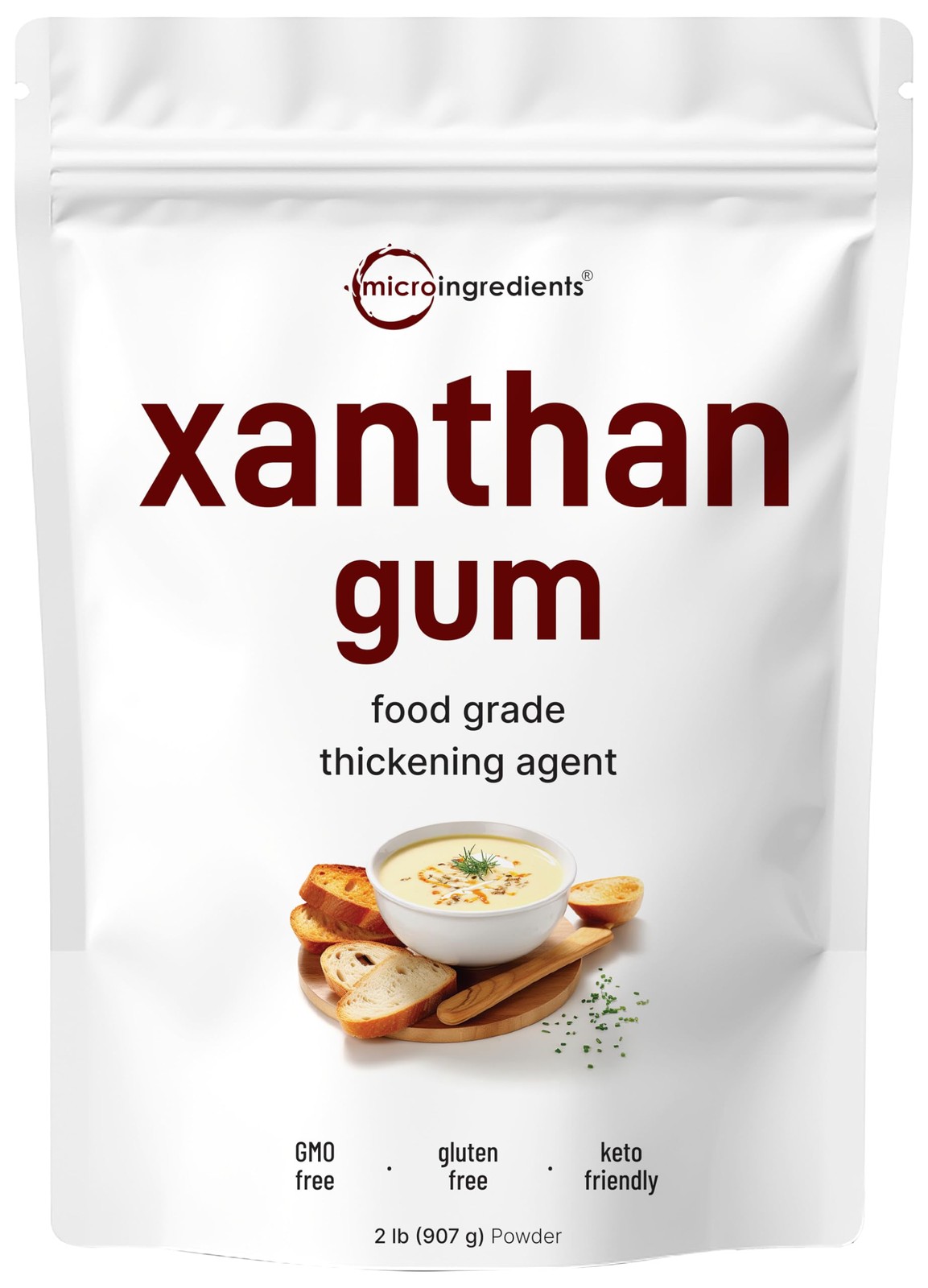 Micro Ingredients Xanthan Gum Powder 2lb (32oz) Premium 2 lbs (Pack of 1) gallery
