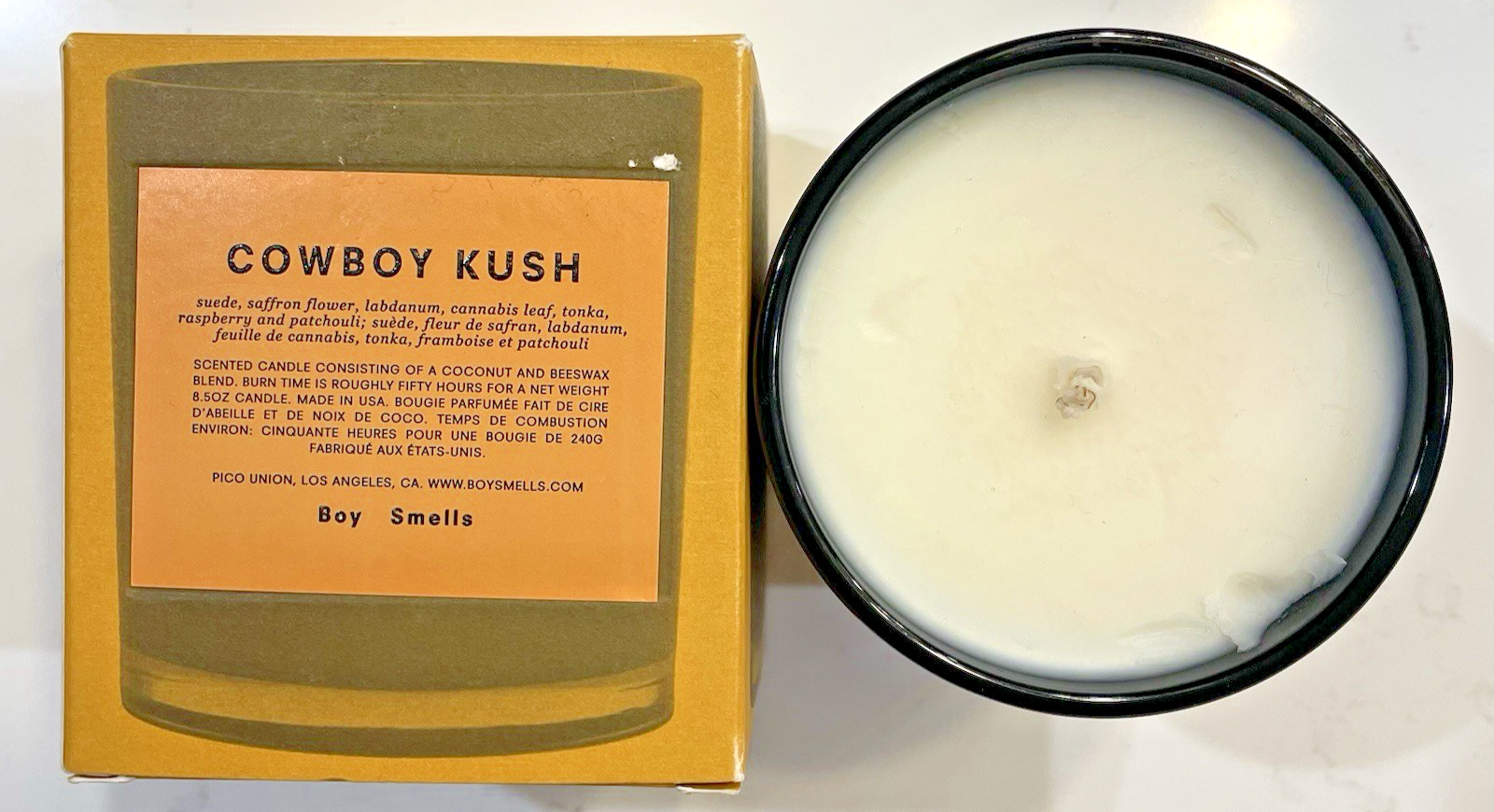 Boy Smells Cowboy Kush Candle – Original Formula 8.5oz Coconut & Beeswax - NEW gallery