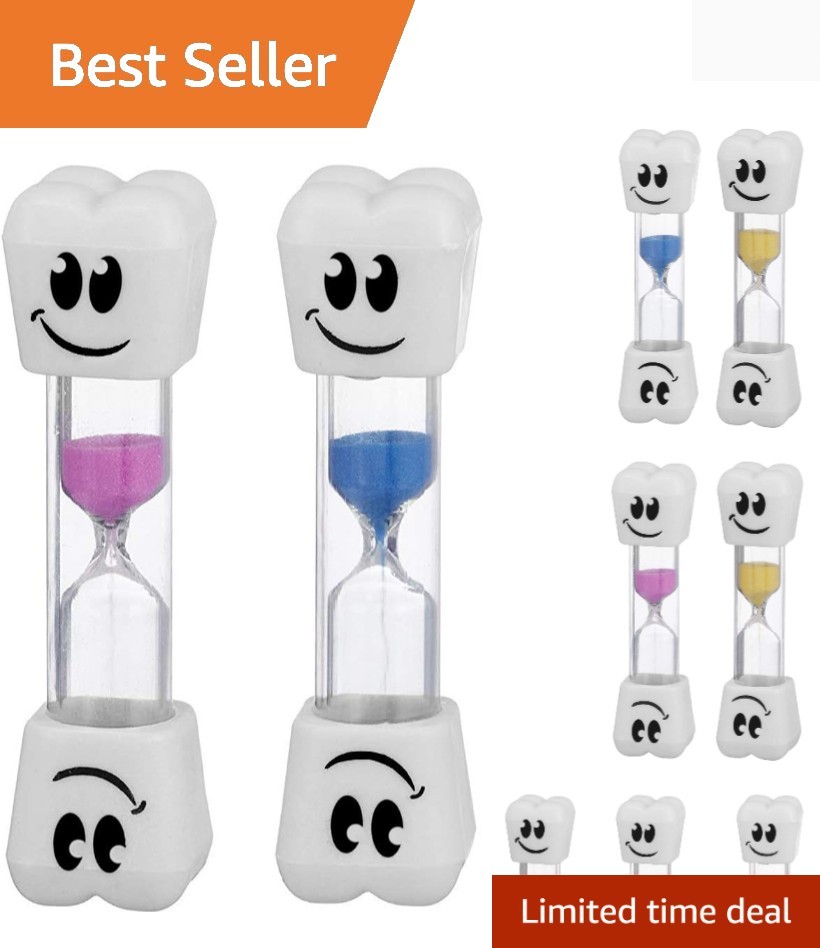 Assorted Colors 2-Minute Sand Timer Set - Playfully Boost Productivity gallery