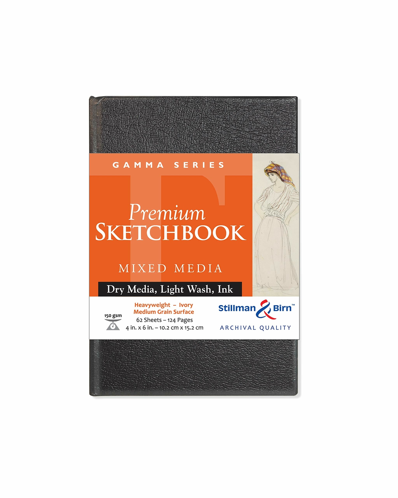 Stillman & Birn Gamma Series - Hardbound Sketchbook - Portrait 4 x 6 - 150gsm gallery